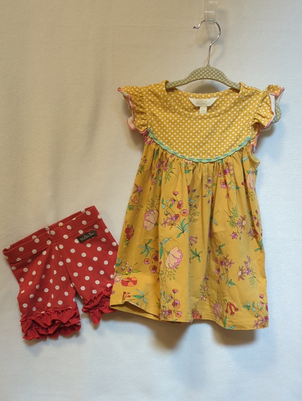 Matilda Jane Floral Ruffle Dress Size 2